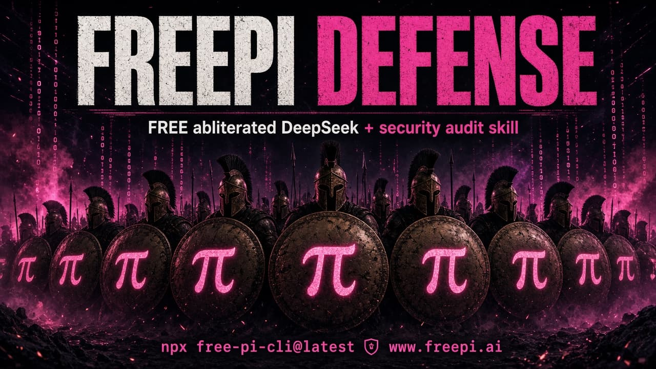 FREEPI DEFENSE: free abliterated DeepSeek plus security audit skill